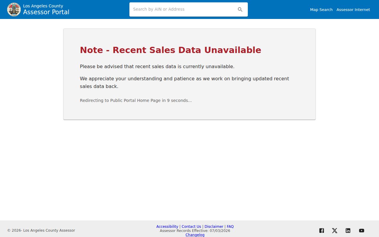 Arcadia public records LA County Assessor map search